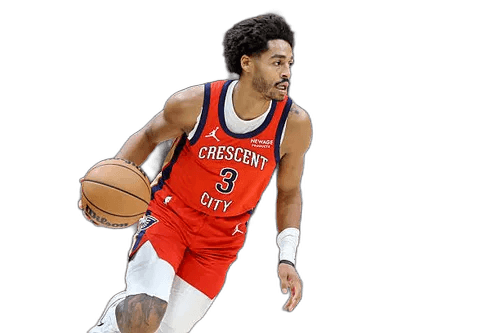 Jordan Poole playing for the New Orleans Pelicans